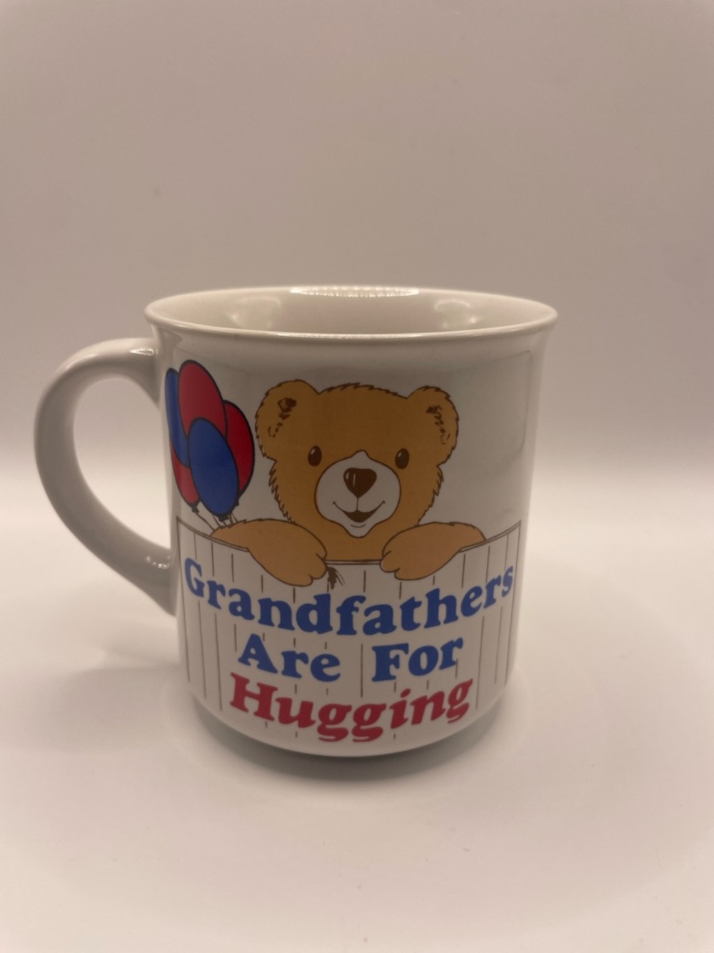 Vintage Grandfathers Are For Hugging Teddy Bear Mug Father’s Day papa grandpa